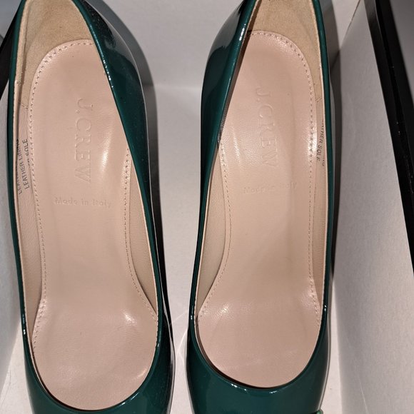 ***SOLD*** j. Crew Emerald Green Pumps - Picture 3 of 4